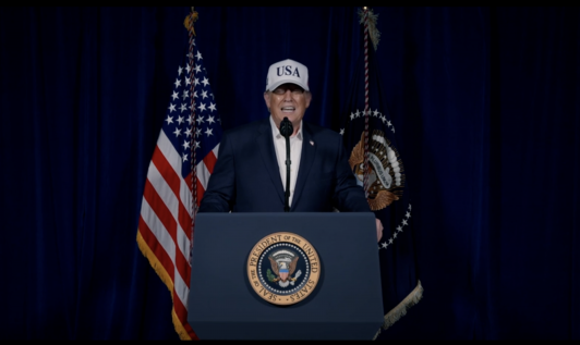 Donald Trump emite un discurso de 8 minutos tras ataque conjunto con Israel sobre Irán